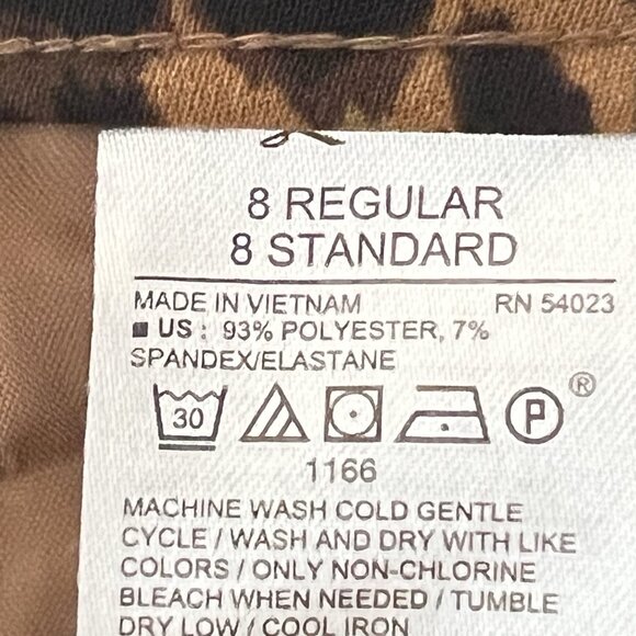 Old Navy Women's Harper High Rise Leopard Print Cropped Pants Sz 8 Regular NWOT - Picture 8 of 12